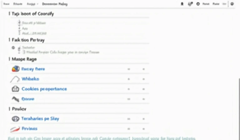Ustawienie prywatności w przeglądarce, symbolizujące kontrolę nad plikami cookie